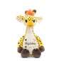 Preview: Stofftier Giraffe bestickt mit Namen